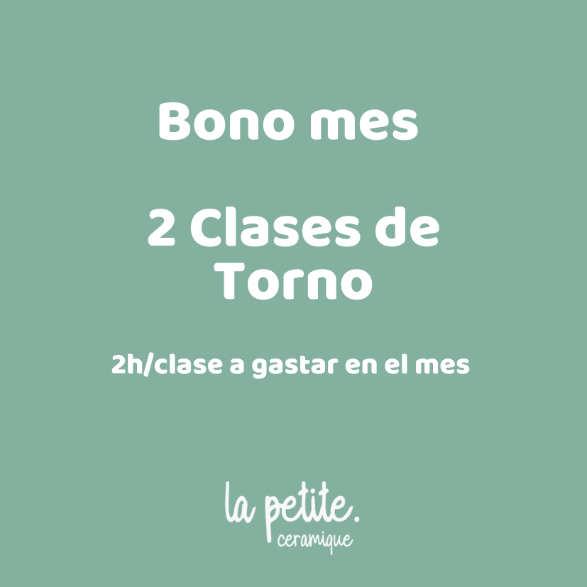Bono torno mes - 2 clases